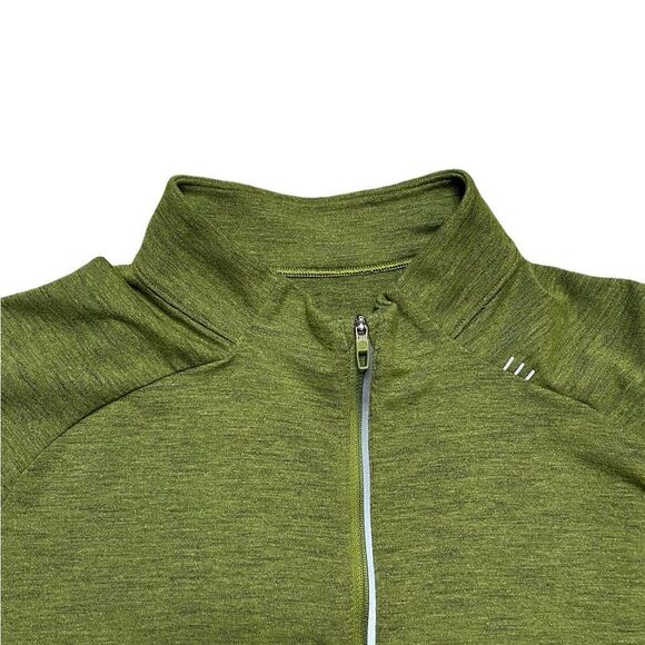 LULULEMON Men's Surge Warm Half Zip Green Size XL - Picture 3 of 9